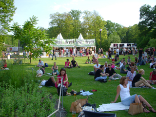 Tält trädgårdsgöreningen